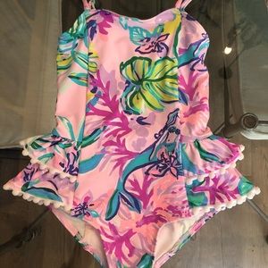 Mermaid in the Shade Lilly Pulitzer kids swimsuit